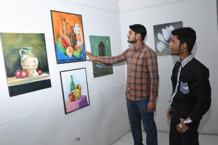 3rd Day -Painting Exhibition Karachi Youth Festival 2017-18 (1)