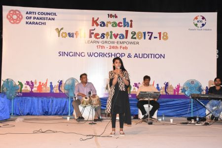 4th Day -Singing Workshop &  Audition Karachi Youth Festival 2017-18 (18)