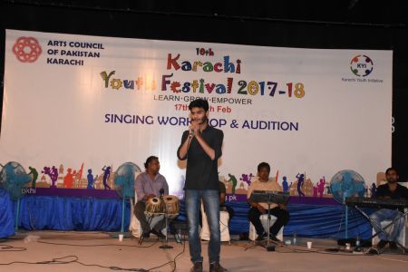 4th Day -Singing Workshop &  Audition Karachi Youth Festival 2017-18 (21)