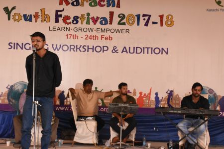 4th Day -Singing Workshop &  Audition Karachi Youth Festival 2017-18 (2)