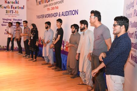 5th Day -Theater Workshop & Auditions Karachi Youth Festival 2017-18 (13)