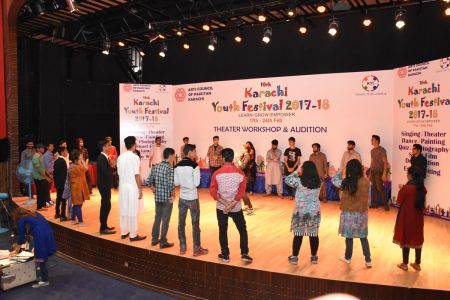 5th Day -Theater Workshop & Auditions Karachi Youth Festival 2017-18 (17)