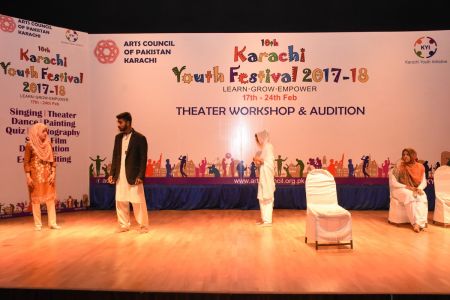 5th Day -Theater Workshop & Auditions Karachi Youth Festival 2017-18 (18)