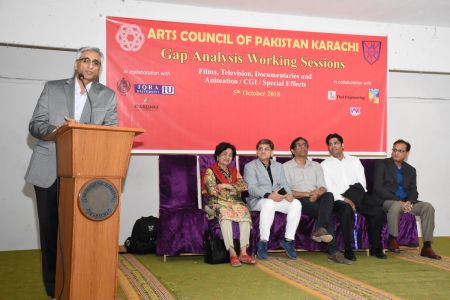 DICE CAM 2018; Gap Analysis Working Sessions And Inaugural Ceremony At Arts Council Karachi (32)