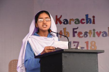 Declamation Competition, Distrtict Malir In Karachi Youth Festival 2017-18, Arts Council Karachi (34)