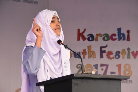Declamation Competition, Distrtict Malir In Karachi Youth Festival 2017-18, Arts Council Karachi (35)