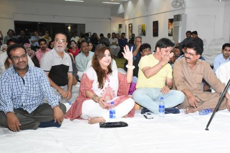 Ghazal Night With Shoaib Najmi And Kashia Kaif By Youth Committee Arts Council Of Pakistan Karachi (13)