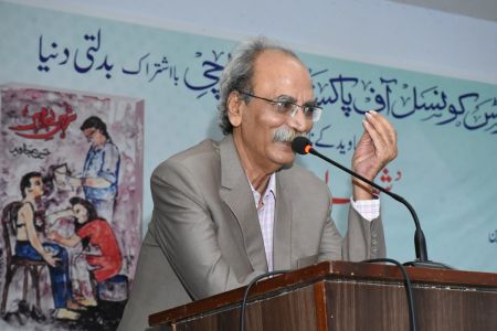 Launching Ceremony Of The Book Shahr-e-be-Mehr By Hassan Javed At Arts Council Karachi (2)