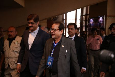 Muhammad Ahmed Shah During 11th Aalmi Urdu Conference 2018