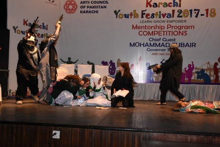 Theater Competition, Karachi Youth Festival 2017-18 At Arts Council Of Pakistan Karachi (19)