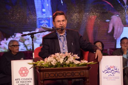  3rd Day, Session Aalmi Mushaira In Aalmi Urdu Conference 2019 At Arts Council Karachi (11)
