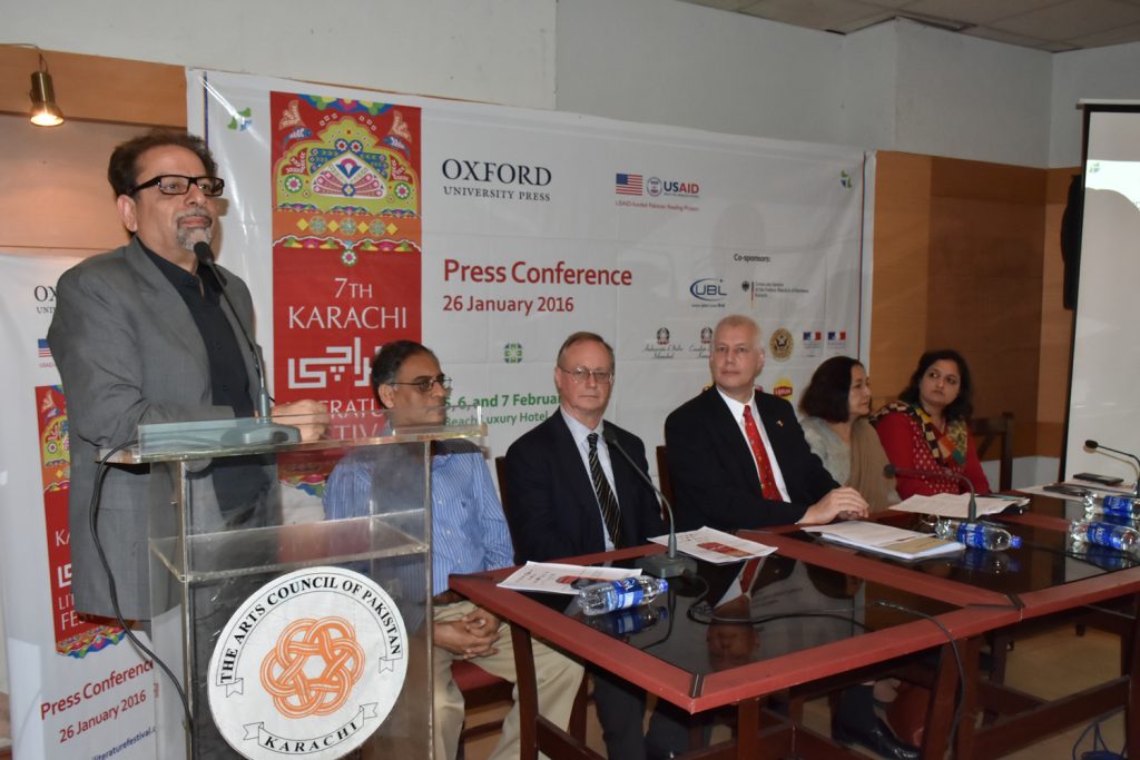Press Conference “Karachi Literature Festival”