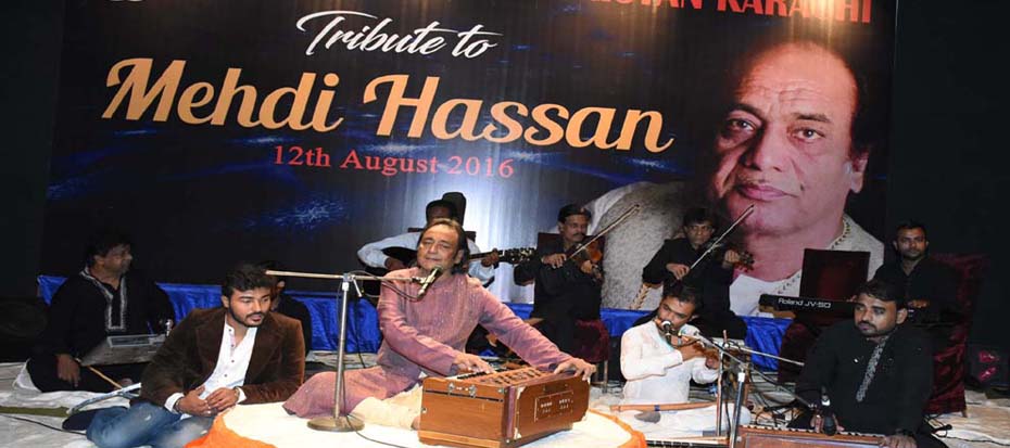Tribute to Prominent Singer Mehdi Hassan