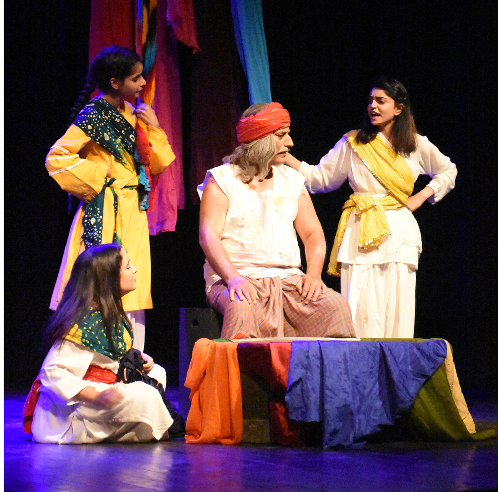 Theatre “Anhi Mai Da Sufna” was presented by Ajoka Theatre Group